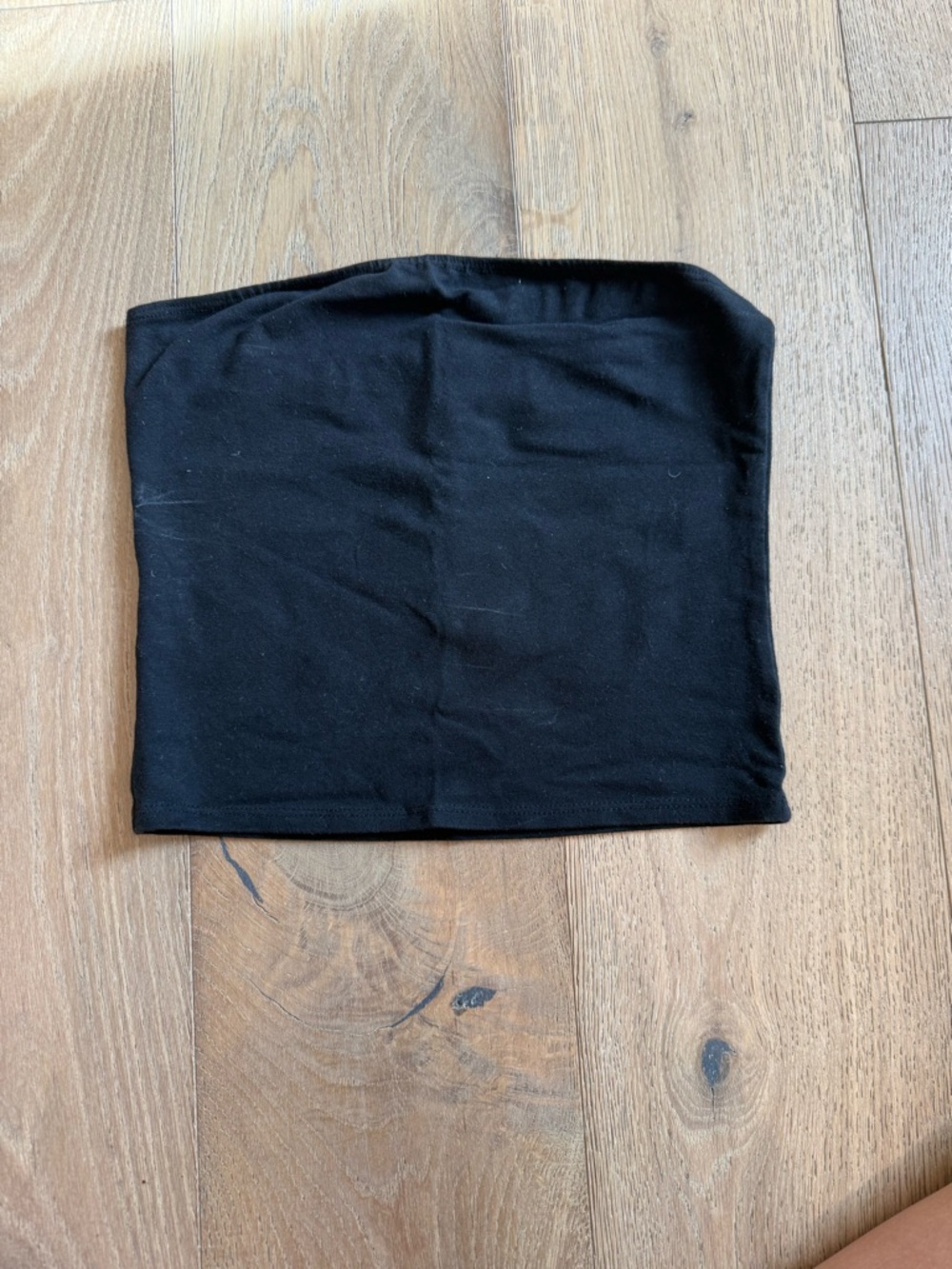 Reformation Black Strapless Tube Top